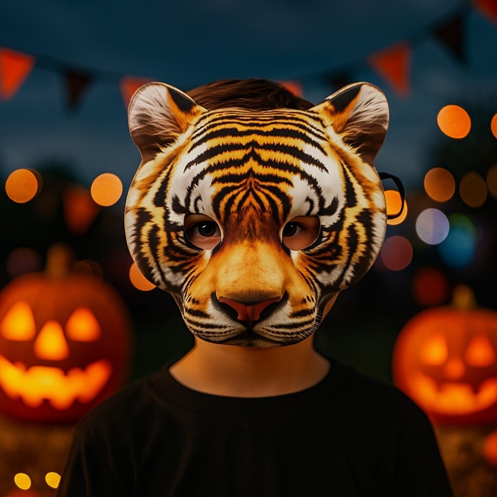 Respirator Half Face - Divertido lobo Halloween máscara de hombre