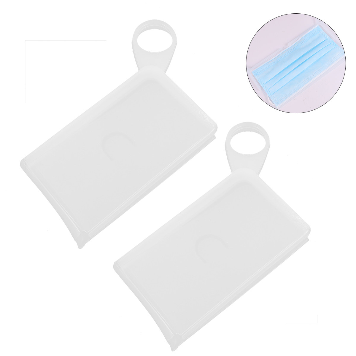 Face Mask Storage Box - 2 unidades de caja de almacenamiento