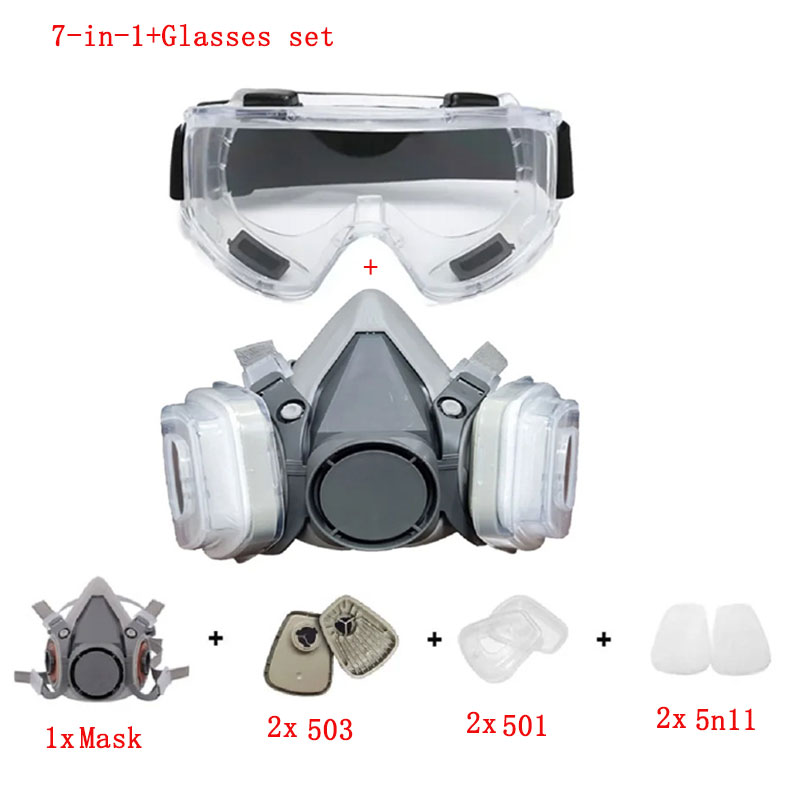 Respirator Half Face - Máscara antipolvo 6200 de media cara