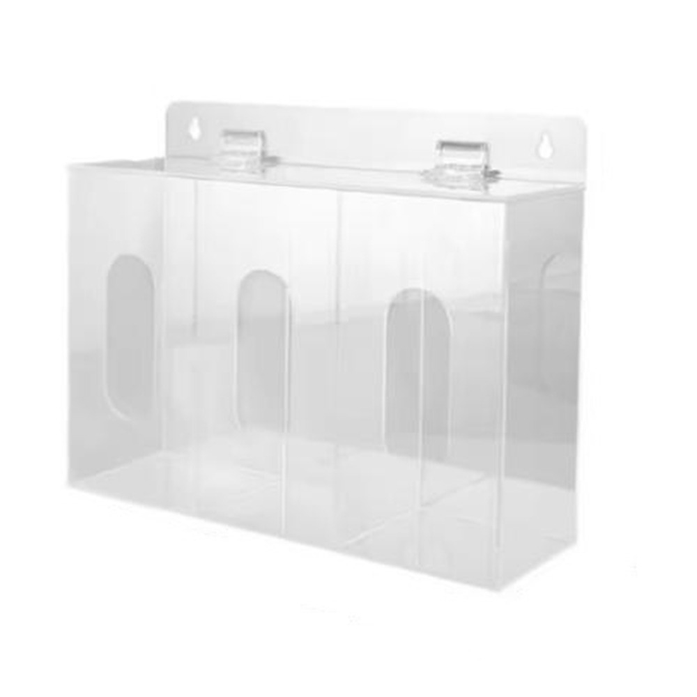 Face Mask Storage Box - Portaguantes Acrílico de 1/2/3 Compartimentos, Montado