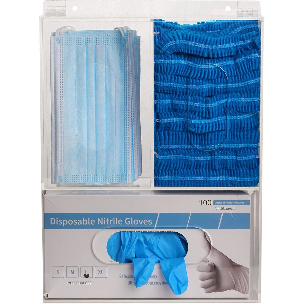 Soporte de guantes acrílico de - Face Mask Storage Box reseña y precio