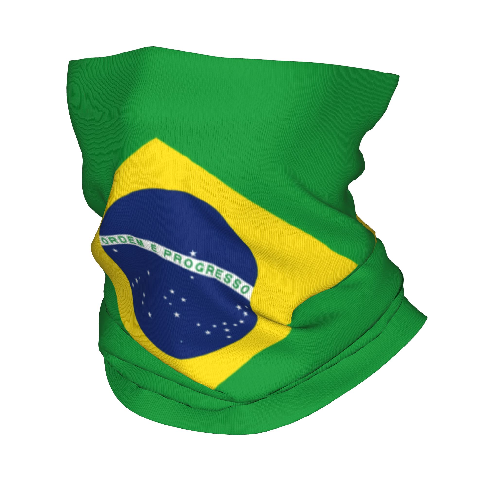 Bandana con bandera de Brasil  - Neck Gaiter Face Cover reseña y precio