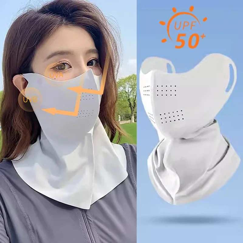 Mascarilla de seda helada con  - Sports Mask Breathable reseña y precio