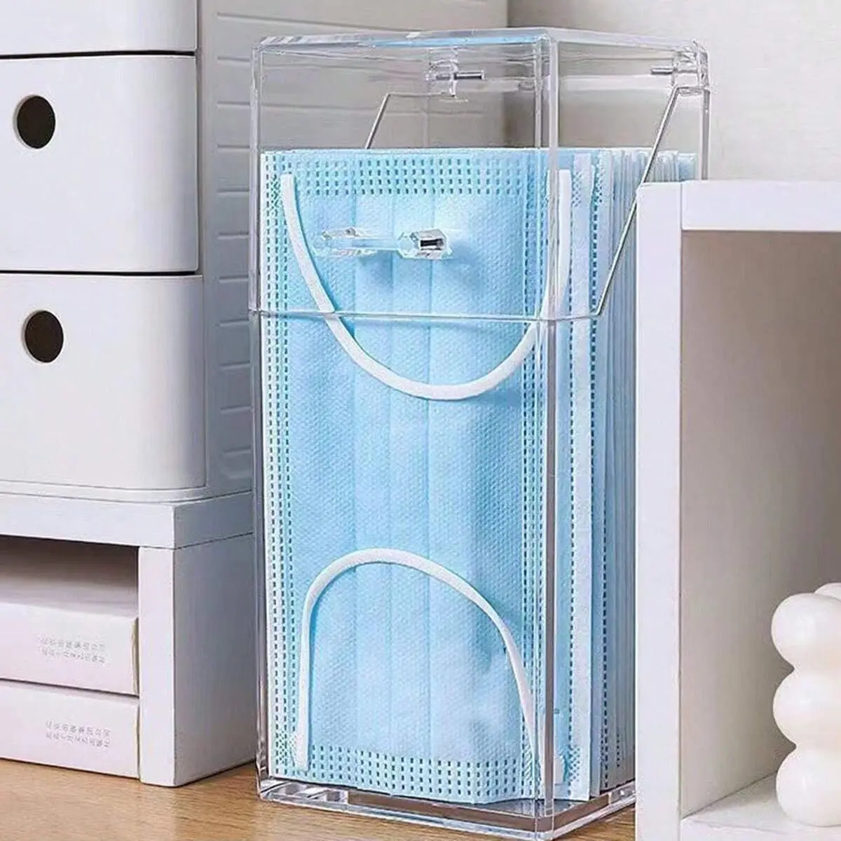 1/2 Uds.-caja de almacenamient - Face Mask Storage Box reseña y precio
