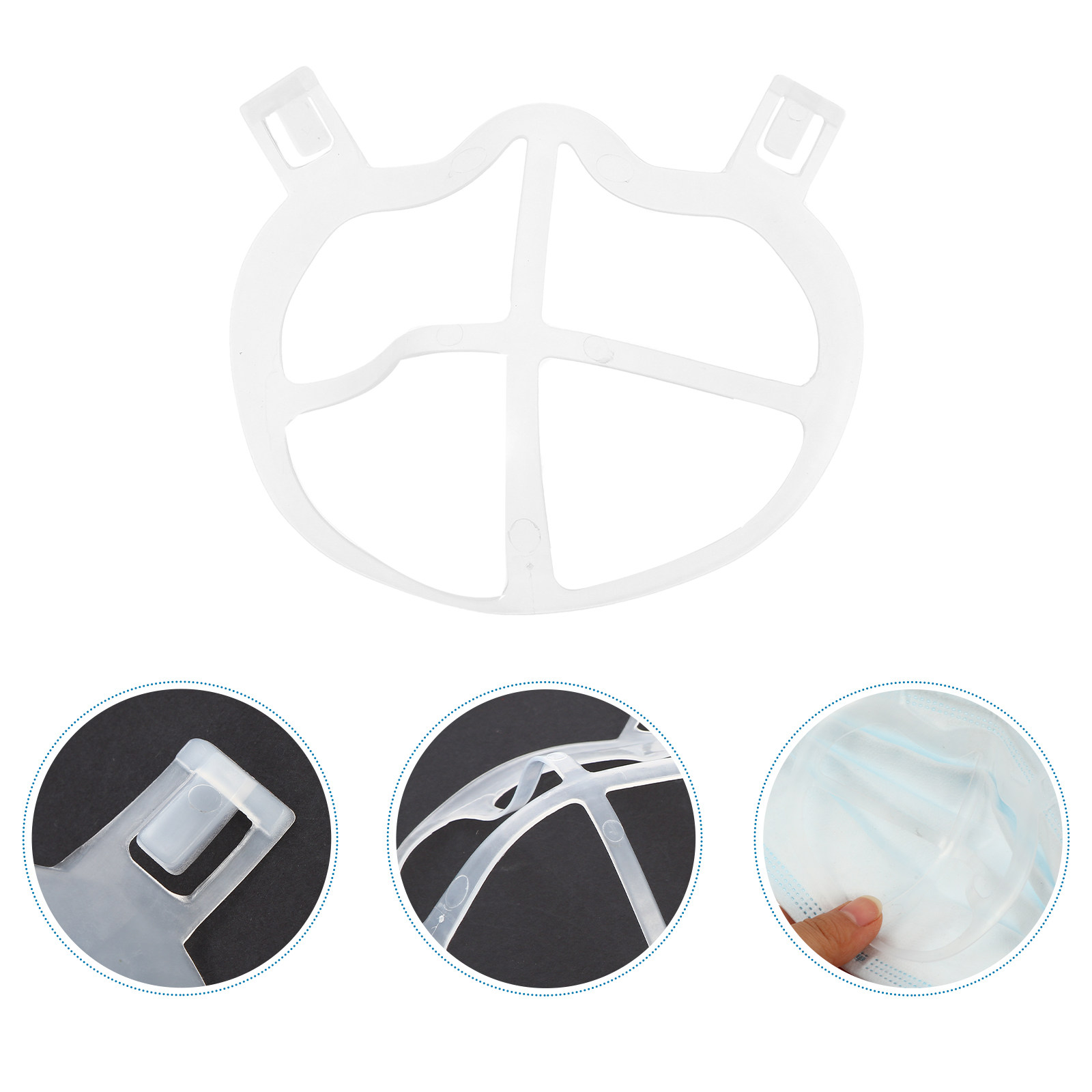 10 unidades de soporte interio - Silicone Mask Bracket reseña y precio