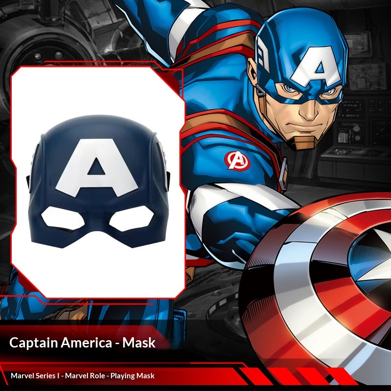 Máscara de Capitán América de  - Kids Face Mask reseña y precio